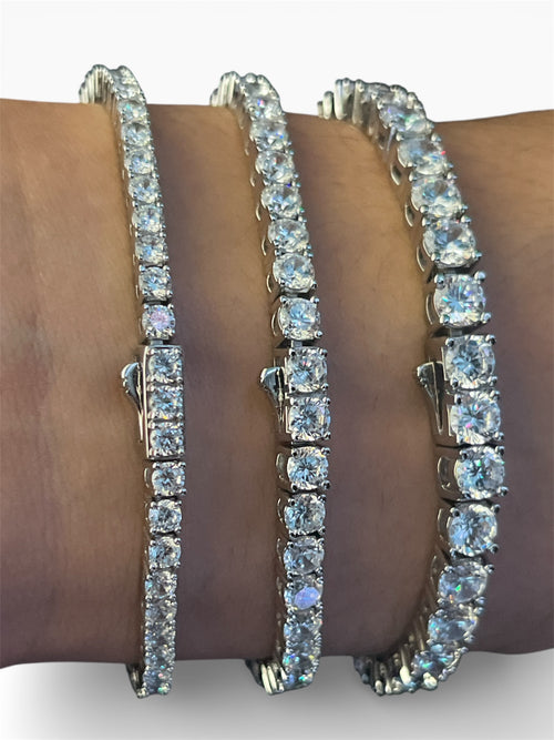Tennis Bracelet In Silver